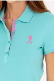 U.S POLO ASSN Kadın Polo Yaka T-Shirt - Açık Mavi