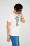 The Crow Surf Tee Tişört - Kırık Beyaz