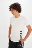 Hummel Erkek T-Shirt- Beyaz