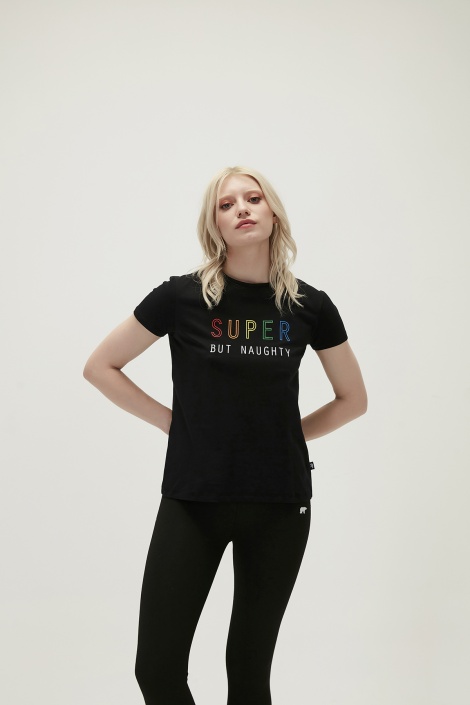 Bad Bear Kadın Super Tee T-shirt - Siyah