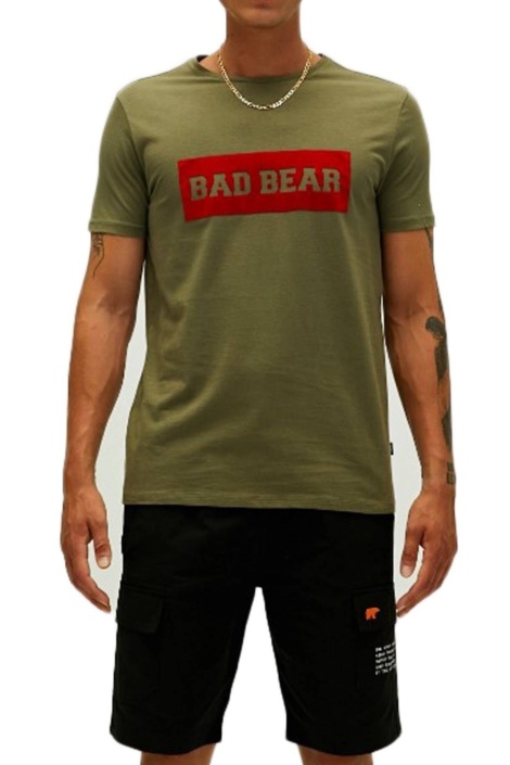 Bad Bear Erkek Flog T-Shirt - Haki