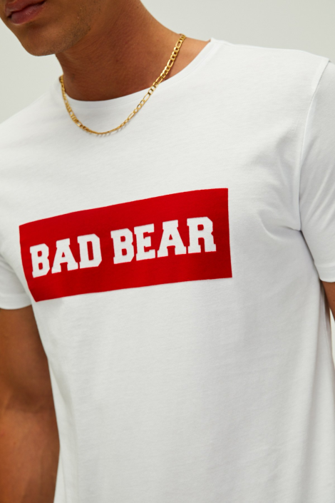 Bad Bear Flog T-Shırt - Kırık Beyaz