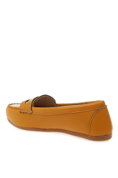 Limon Samos Kadın Loafer - Hardal