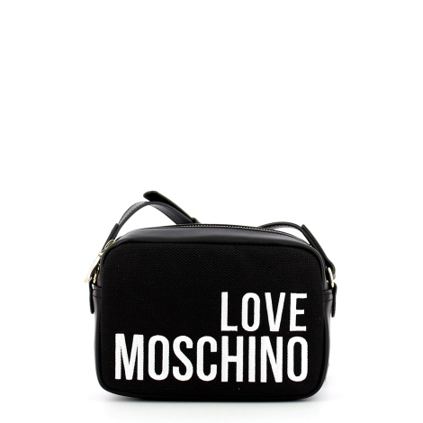 LOVE Moschino Kadın Canvas Çapraz Çanta - Siyah