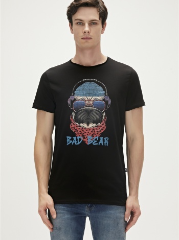 Bad Bear Reckless 3D Tişört - Siyah