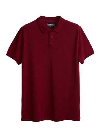 Bad Bear Stark Polo Erkek Polo Yaka Tişört - Bordo