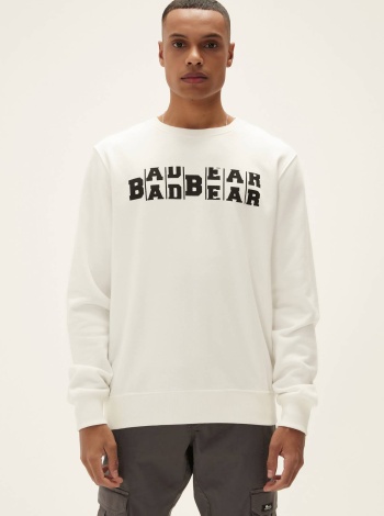 Bad Bear Counter Erkek  Sweatshirt - Beyaz