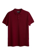 Bad Bear Stark Polo Erkek Polo Yaka Tişört - Bordo