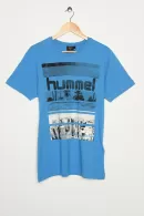 Hummel Dean Erkek T-shirt - Mavi