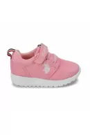 U.S. Polo Assn. Kız Çocuk Sneaker - Pembe