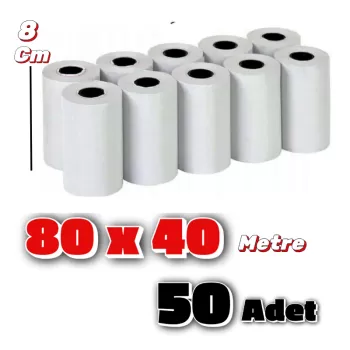 Rulo 80 X 40 Yazıcı Kağıdı 50 Adet