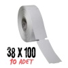 Raf Etiketi 10 Adet  38 x 100 350 Sarım