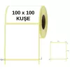 Etiket 100 X 100 Kuşe 500 Adet Rulo