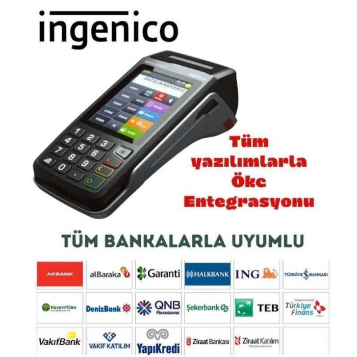 İngenico Move 5000 F Yeni Nesil Mobil Pos Yazarkasa 