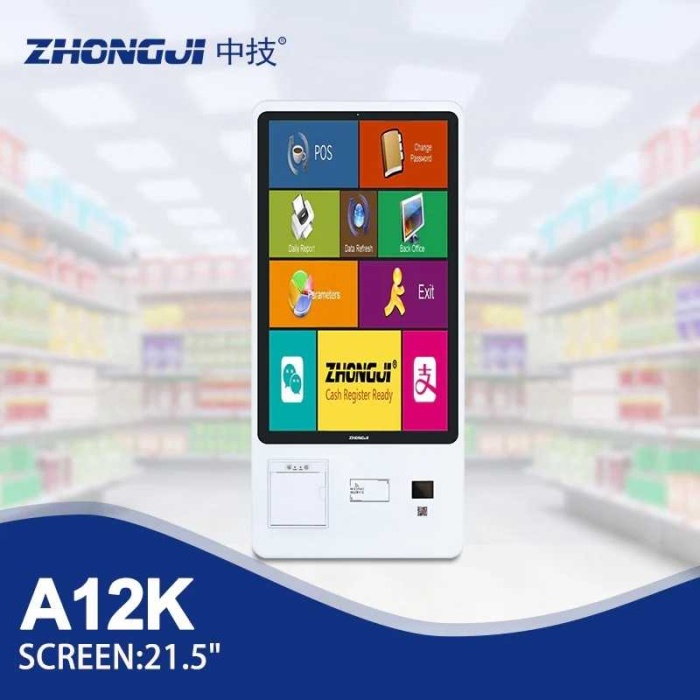 Zhongji 21.5inch Android A12k Kiosk