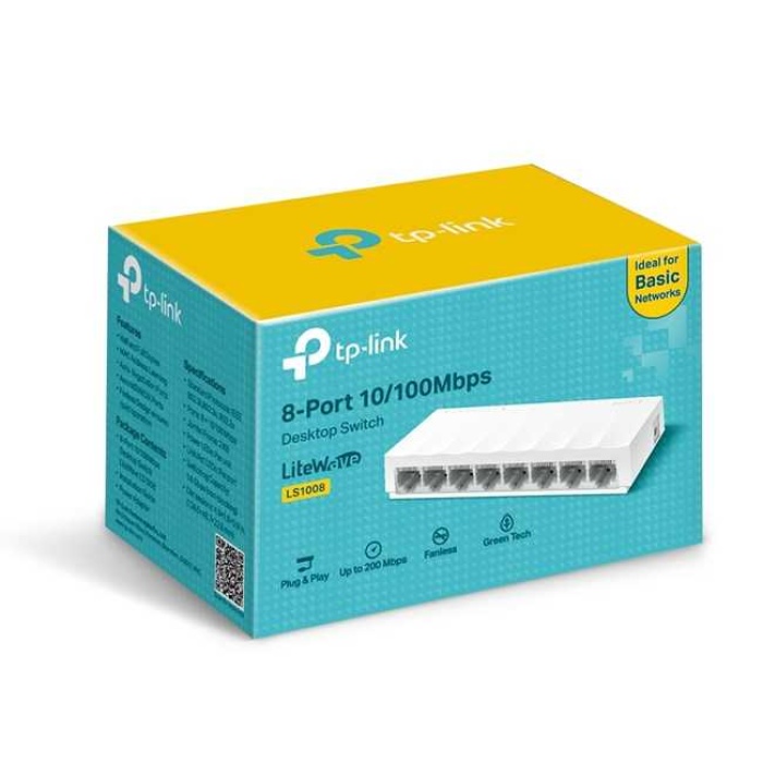 Tp-Link TL-SF1008D 8 Port 10/100 Mbps Switch