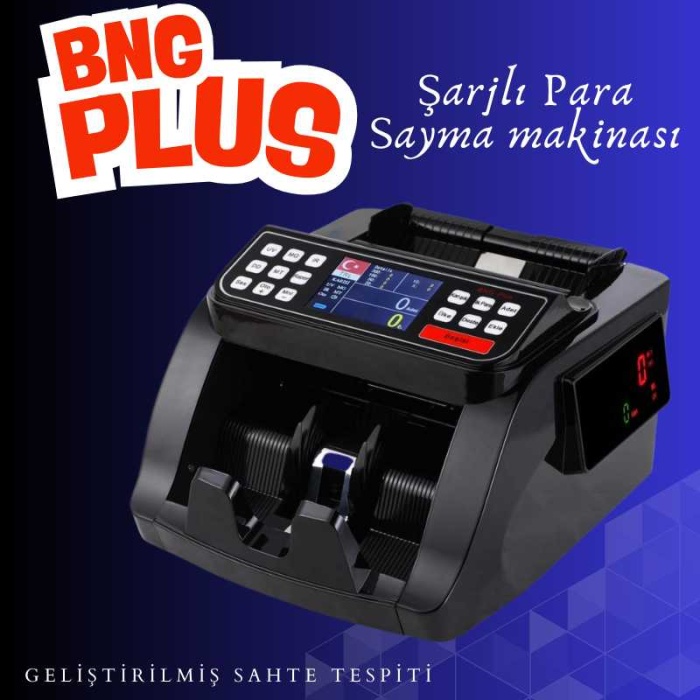 Bng Plus Mobil seyyar Şarjlı Para Sayma makinası TL /  EURO