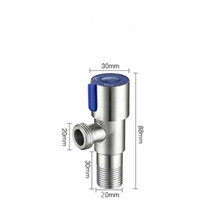 304 Paslanmaz Çelik Üçgen Vana Taharet Musluğu