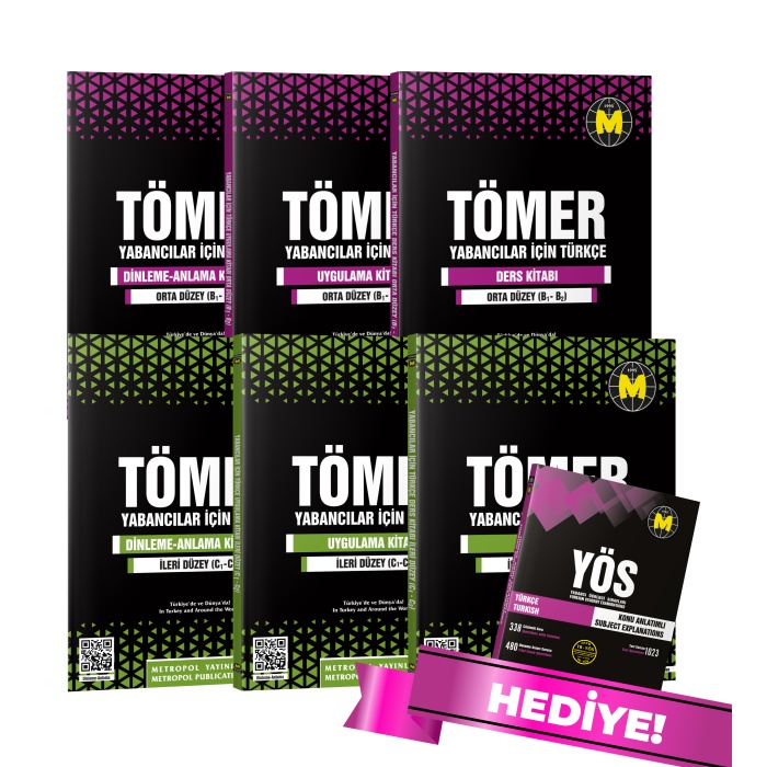 TÖMER SET-3 (ORTA VE İLERİ SEVİYE KİTAP SETİ)