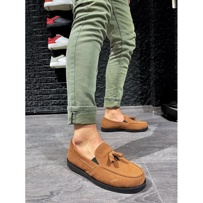 CLZ952  Loafer Erkek Ayakkabı  Taba