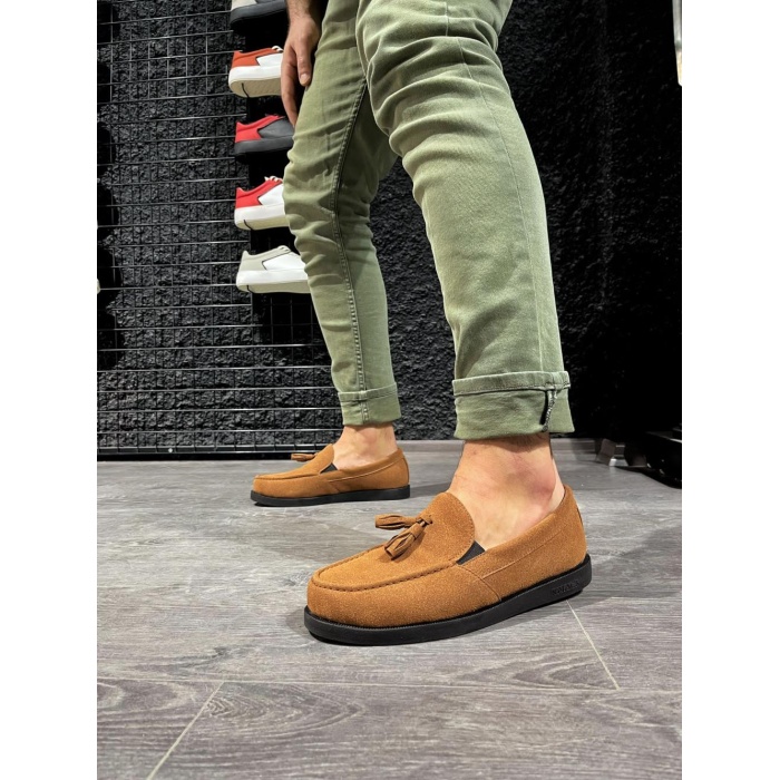 CLZ952  Loafer Erkek Ayakkabı  Taba