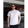 CLB Nefes Alan Kumaş T-shirt Beyaz