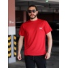 UA Nefes Alan Kumaş T-shirt Kırmızı