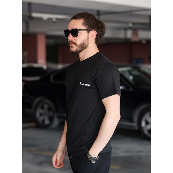 CLB Nefes Alan Kumaş T-shirt Siyah