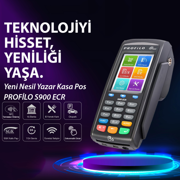 Profilo S900 Ecr Eft Pos YazarKasa