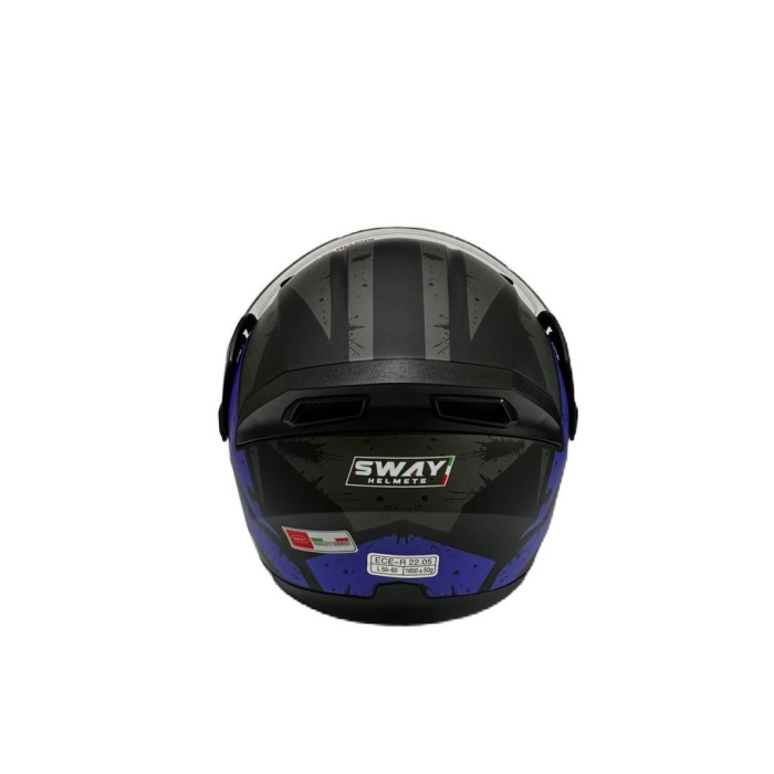 Sway Kask Çene Açılır 902 Mavi