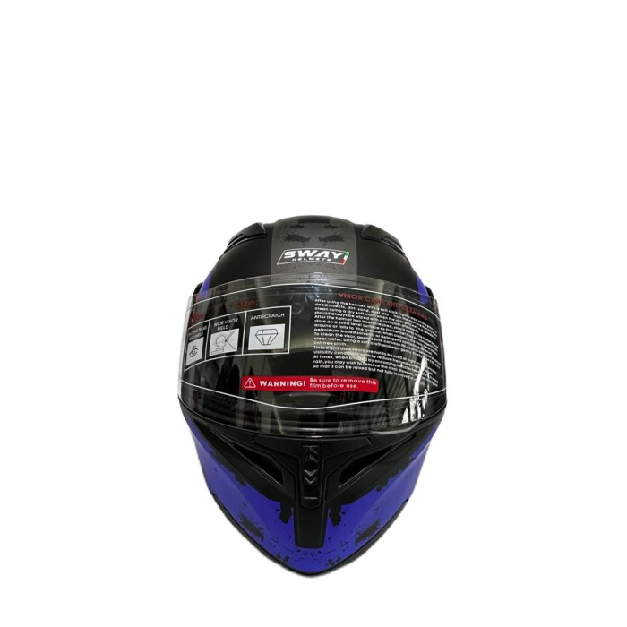 Sway Kask Çene Açılır 902 Mavi