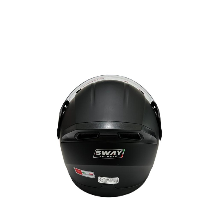 Sway Kask Çene Açılır 902 Mat Siyah