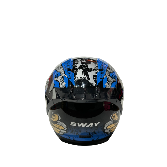 Sway Kask Sway B-503 (817) Güşeş Vizörlü Mavi