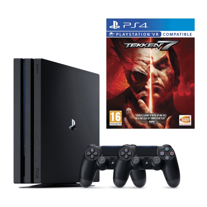 Sony Playstation 4 Pro 1TB + 2 Adet Dualshock 4 + Tekken 7 - **Teşhir**Ürünü**