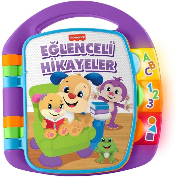 Fisher-Price Eğlen&Öğren Eğitici Hikaye Kitabı (Türkçe), 6 - 36 aylık, FRC73