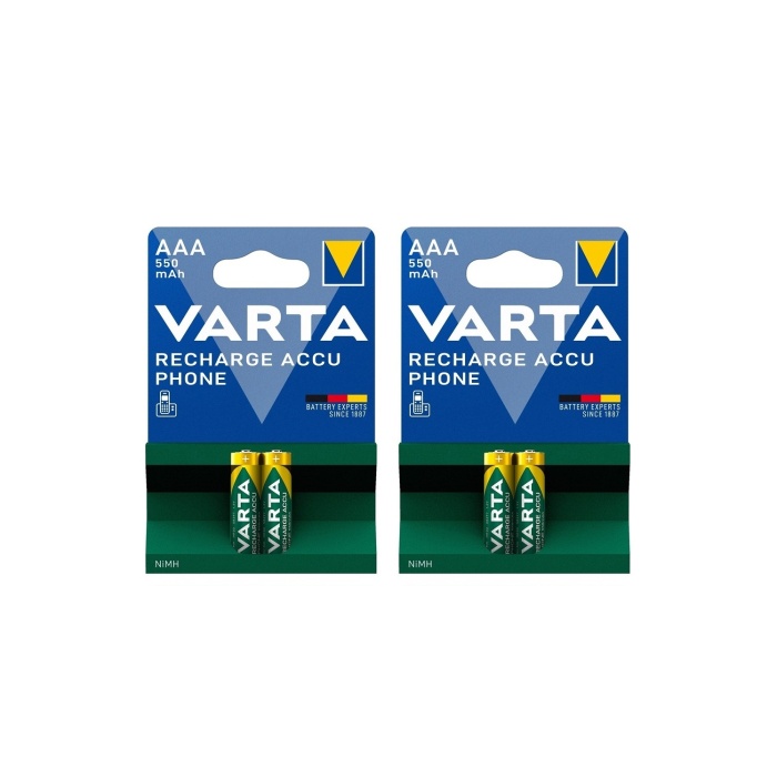 Varta Şarjlı 550 Mah 2li İnce Pil 2 Paket