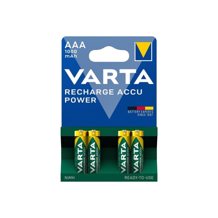 Varta Şarjlı 1000 Mah 2li İnce Pil 2 Paket