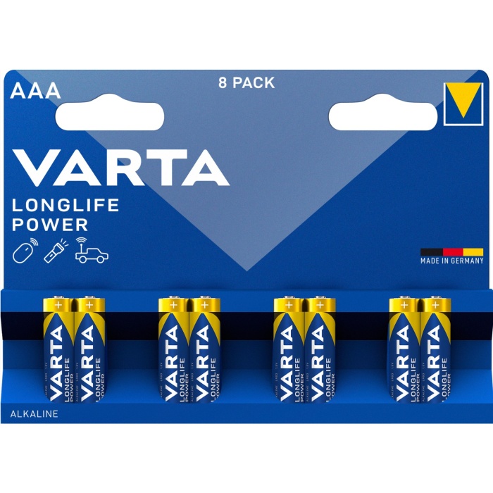 Varta İnce Alkalin Pil 8li