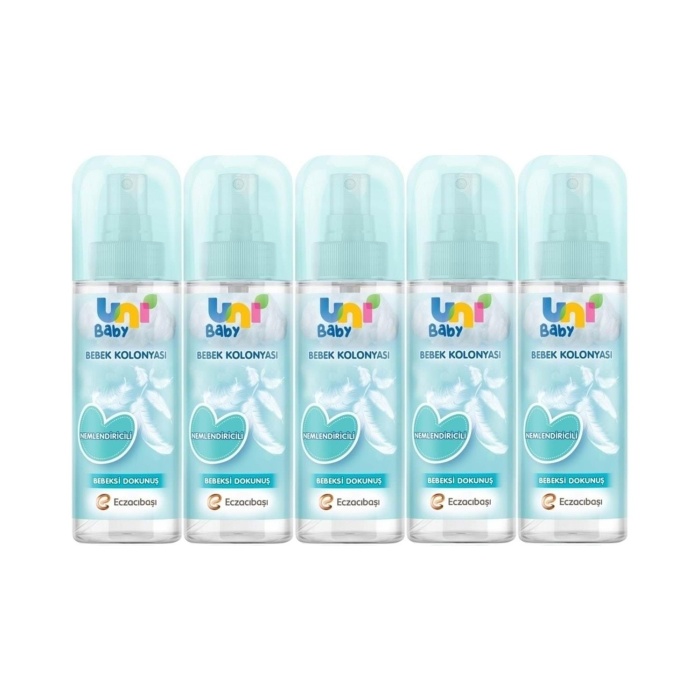 Uni Baby Bebek Kolonyası 150 ml Bebeksi Dokunuş 5 Adet