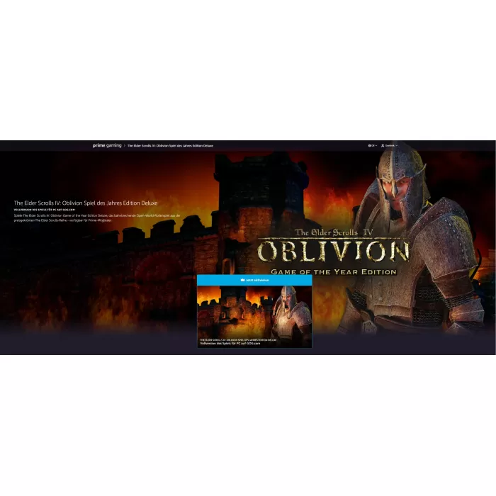 Sıfır Ps3 The Elder Scrools 4  Oblivion