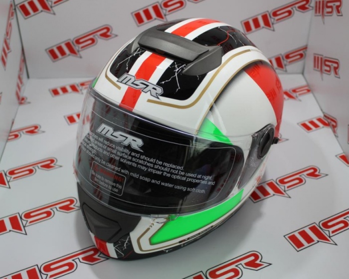 MSR RACING KAPALI KASK CE BELGELİ