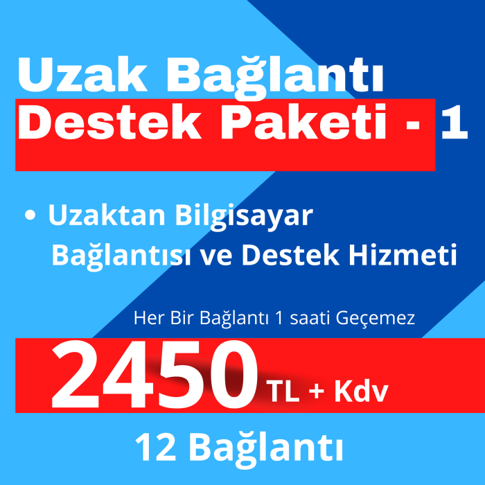 Uzak Bağlantı Destek Paketi - 1