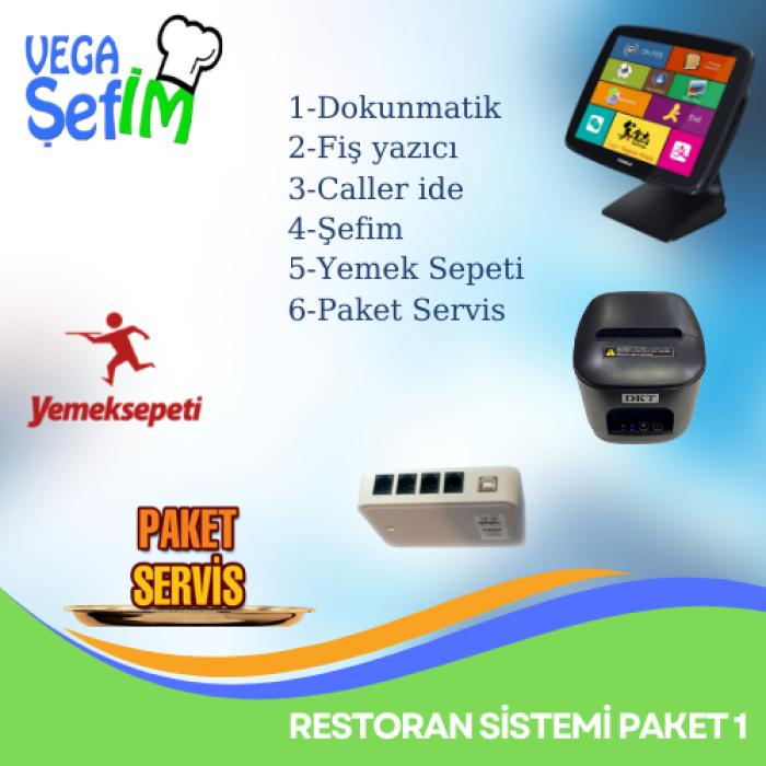 Restoran Otomasyon Sistemi / Paket-1