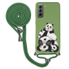 Samsung S21 İpli Lansman Kılıf - Cute Pandas