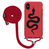 iPhone X İpli Lansman Kılıf - Snake