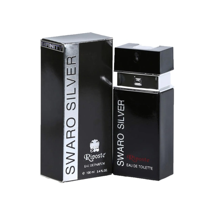 Riposte 24 Saat Etkili Erkek Parfüm - Swaro Silver - For Men 100 Ml