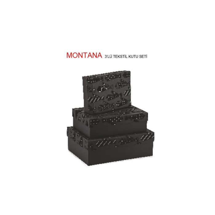 Gıpta Montana 3Lü Tekstil Hediye Kutusu Set 4-Bx12550-2161