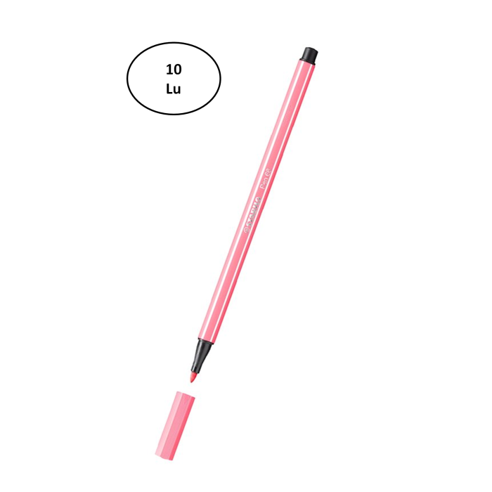 Umut Stabilo Pen 68 Pembe 68/29 10lu