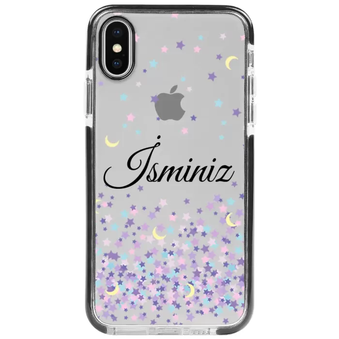 iPhone XS Impact Case - Moon And Stars