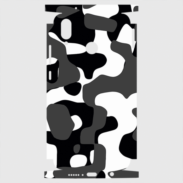 Huawei P 20 Lite Telefon Kaplama - Grey Camouflage